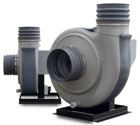 <span class="name">ML-Radialventilator</span> Radialventilator Industrieventilator aus Kunststoff