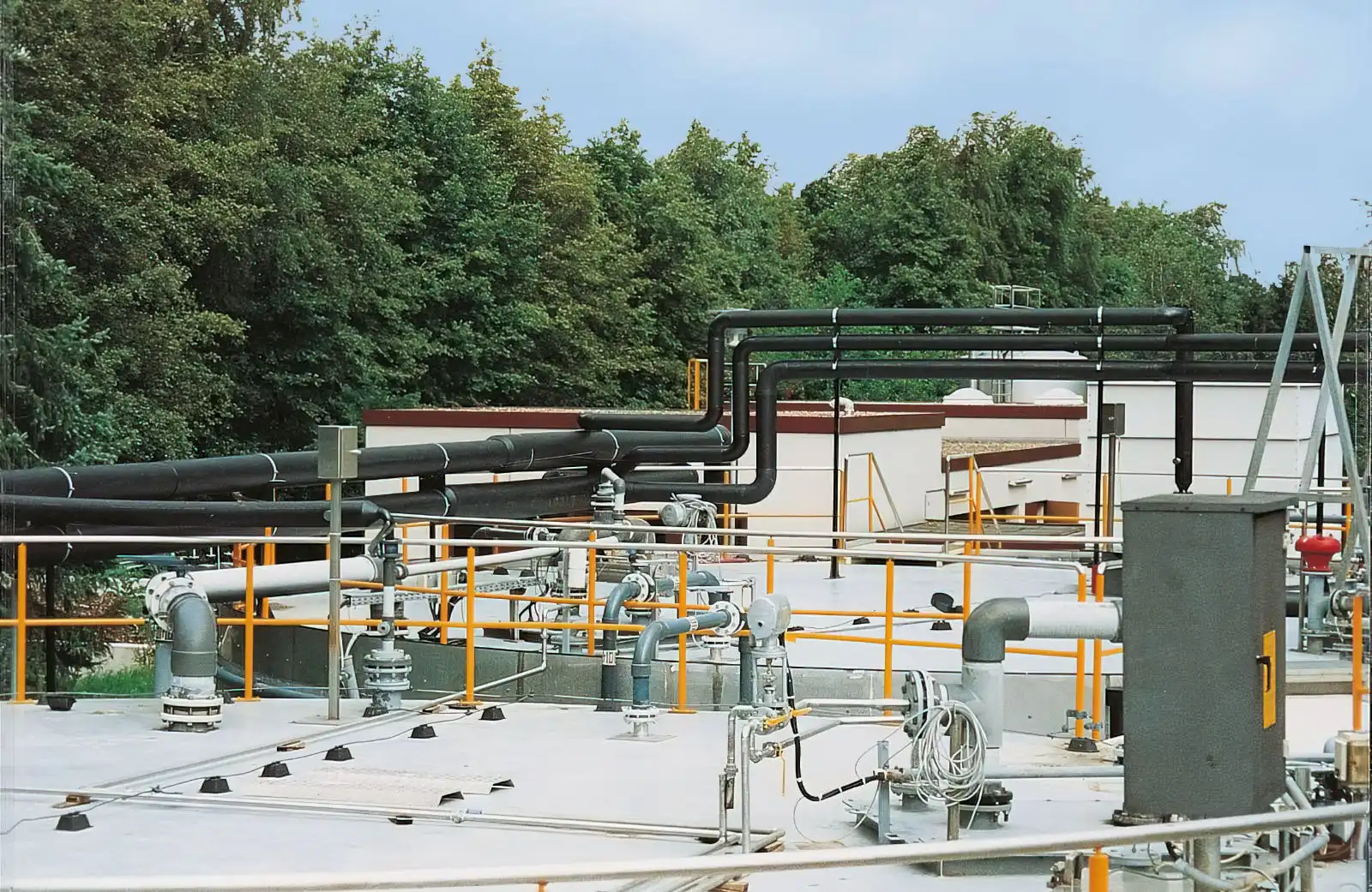 Kunststoff-Lüftung für aggressive Gase